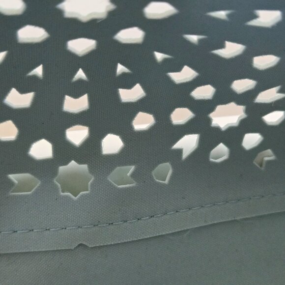 Estee Lauder Cosmetic Bag Laser Cut Baby Blue - Picture 7 of 8